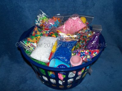 supply basket_smalls.jpg - Basket of Toy Making Supplies - Small Birds